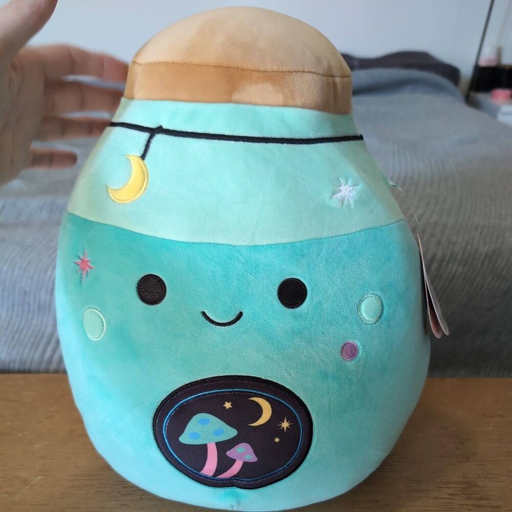 NWT Squishmallow 12" Reishi The Halloween Mushroom Potion Tonic 2025 Plush Toy